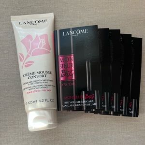 Lancome crème -mousse confront facial cleanser.